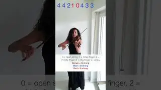 O Christmas Tree 🎻 Violin & Viola Tutorial With Color Coded Strings
