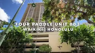 Beautifully updated studio w/1 parking | Four Paddle Unit 803 | Waikiki, Hawaii