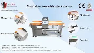 Metal detector conveyor belt breakdown illustration