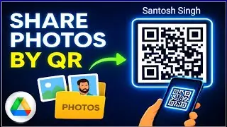 Share photos from Google Drive just with QR Code !! One QR Code Unlimited Photos Sharing Secret 🤫