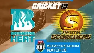 Big Bash T20 League Match #18 - Brisbane Heat Vs Perth Scorchers - Cricket 19 [4K]