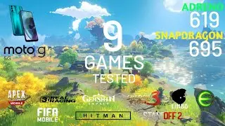 Moto G71 5G | Gaming Benchmark | 9 Games Tested