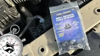 60 Second Review:  Mag Daddy Magnetic Cable Tie Mounts