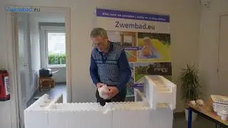 Zwembad bouwen in polystyreen: een inspuiter inbouwen