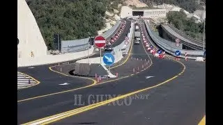 GROSSETO - Apre al traffico il ponte del Petriolo. Viaggio sul viadotto del Farma