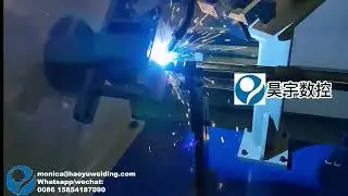 Scaffolding pipe base plate automatic seam welder Outer prop Jack automatic welding machine