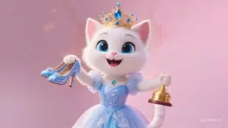 Cute Kitten apply makeup 💄 For First Time |