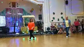 Texas Time Line Dance by Alan Birchall & Jacqui Jax Demo @Eurodance 2018