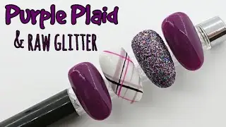 Easy Plaid Nail Art | Winter Nail Art Ideas