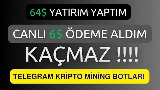 EFSANE TELEGRAM MİNİNG BOTU  64$ YATIRIM YAPTIM KA&Ccedil;MAZ!!!!