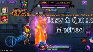 EX Angel EX Krohnen EX Shermie vs Guild Raid inferno Nightmare Geese 7,2B Damage