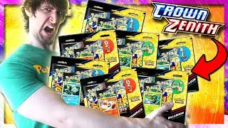 *FINALLY PULLED IT* Pok&eacute;mon Crown Zenith Pin Collection opening!