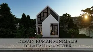 Desain Rumah 5x15 Meter || 3 kamar tidur