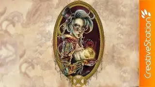 Steampunk girl - Speed Painting (#Photoshop) | CreativeStation