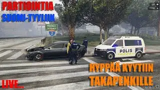 🚨GTA V RP: SUOMEN POLIISI NÄYTTÄÄ MITEN HOMMAT HOIDETAAN! - 🔴LIVE