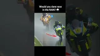 Would you dare race in the rain?😱🌧 #viral #shorts #short