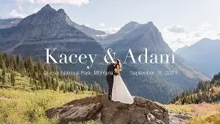 GORGEOUS Glacier NP Elopement! | Glacier Wedding Video | Happiest Couple Ever!