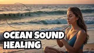 12 Hours of Natural Sleep Aid : Relaxing Beach Waves ASMR, Ocean Sounds for Stress & Meditation 🌞🌊🛌