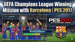 🔴League Champion Mission with Barcelona | PES 2017⚽️ #FootballGaming #LiveStreaming