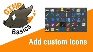 How to add a custom icon theme to GIMP