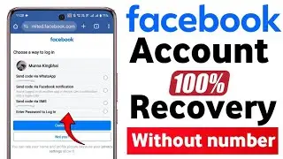 Facebook Account recovery without phone number and email || facebook account recovery kaise kare