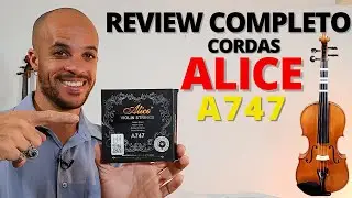 Testando o Som Da CORDA ALICE A747 Violino - Review completo: Qual é a melhor corda para violino ?