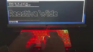 Raspberry Pi 500 Built-in Keystroke Effects