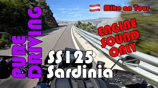 Most famous road of Sardinia - SS125 South [RAW Onboard] Strada Statale 125 Orientale Sarda