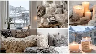 Small Apartment Winter Decor That Feels So Warm & Inviting