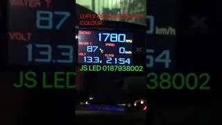 LUFI X OBD2 METER 240 COLOUR