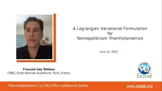 T2022 PC04 Fran&ccedil;ois Gay-Balmaz (CNRS, France): Pre-conference Series