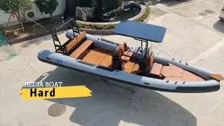 Hedia aluminum rib boat patrol DL760