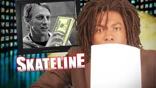 SKATELINE - Tony Hawk, Chris Colbourn, Drunk Mom Drop In, Breast Helmets, Nose Manny's & more