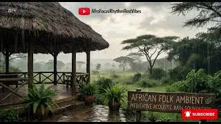 African Folk Ambient|Meditative Acoustic Rain Soundscape #AfricanFolk #AmbientMusic #MeditationMusic