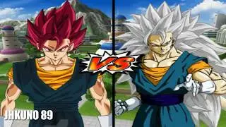 SUPER INICIAL vs SUPER FINAL | VEGETTO SSJ GOD TEAM vs VEGETTO MNG FASE 3 TEAM | DRAGON BALL Z BT3
