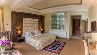 inside  Hotel D Meadow's. Ladakh