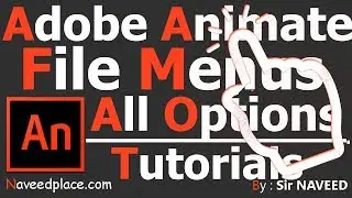 Adobe Animate File Menus - Tutorials With Video Lecture