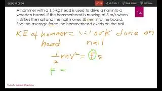 Physics for Engineers Kinetic energy & work problem solving in Tagalog