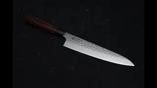 關兼次 VG-10 槌目 和牛刀 21cm 七角形積層強化木