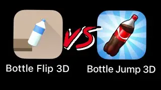 Bottle Flip 3D vs Bottle Jump 3D || iOS/Android
