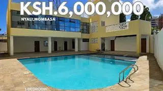 TOURING A KSh 6,000,000  💰💰 INVESTMENT 1 Bedroom Apartment in NYALI | MOMBASA