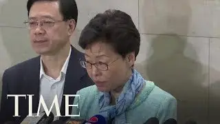 Hong Kong Chief Executive Carrie Lam Condemns Violence And Vandalism | TIME