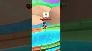 This is an easy trick on the super waterpark map🔥 #shortstumbleguys #shorts #stumbleguys