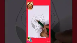 How to draw easy owl 🦉|| drawing tutorial #drawing #shorts #easy #shortsvideo #viral