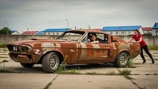 ASMR Car Restoration Full Rebuild of Ford Mustang Shelby GT500 1967 from Abandoned Condition to Look