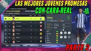 Las Mejores J&oacute;venes Promesas de FIFA 22 con Cara Real - parte 2