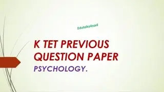 KTet previous questions and answers