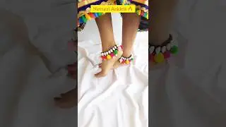 Navratri Anklets #handmadejewelry #anklets #navratri #garba #indian #usa #uk #multicolor
