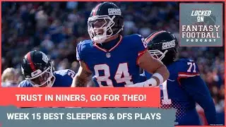 Theo Johnson, Jauan Jennings, Aaron Rodgers & MORE: BEST Week 15 fantasy SLEEPERS & DFS LINEUP PICKS