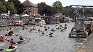 2018 Kayaking 4 Meso - Through Lock 2 on the Erie Canal